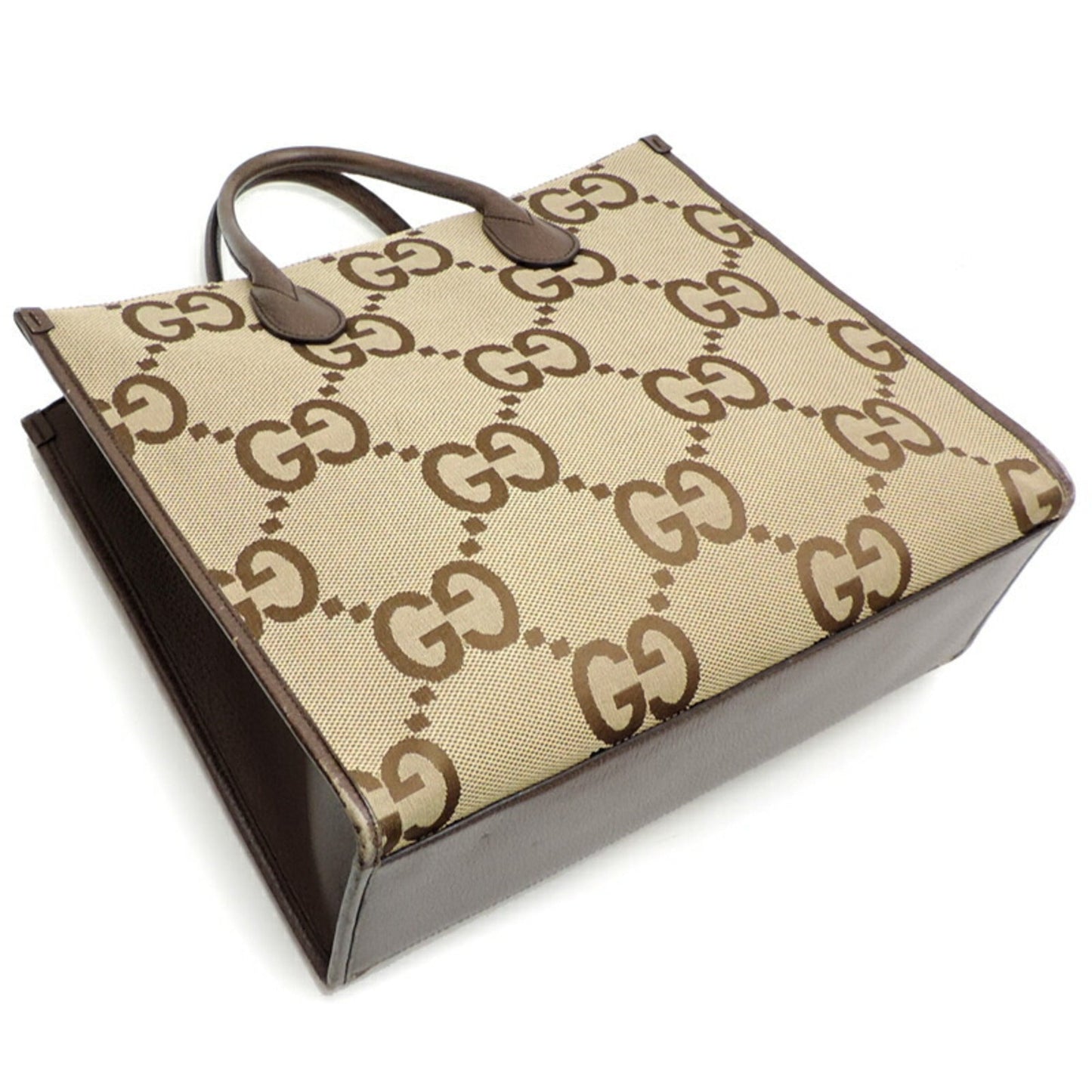 Gucci Beige Leather Tote Bag
