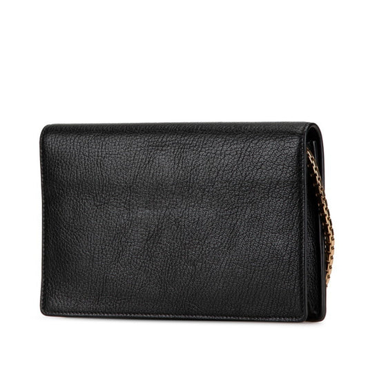 Balenciaga Black Leather Shoulder Bag