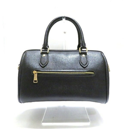 Coach Black Leather Tote Bag