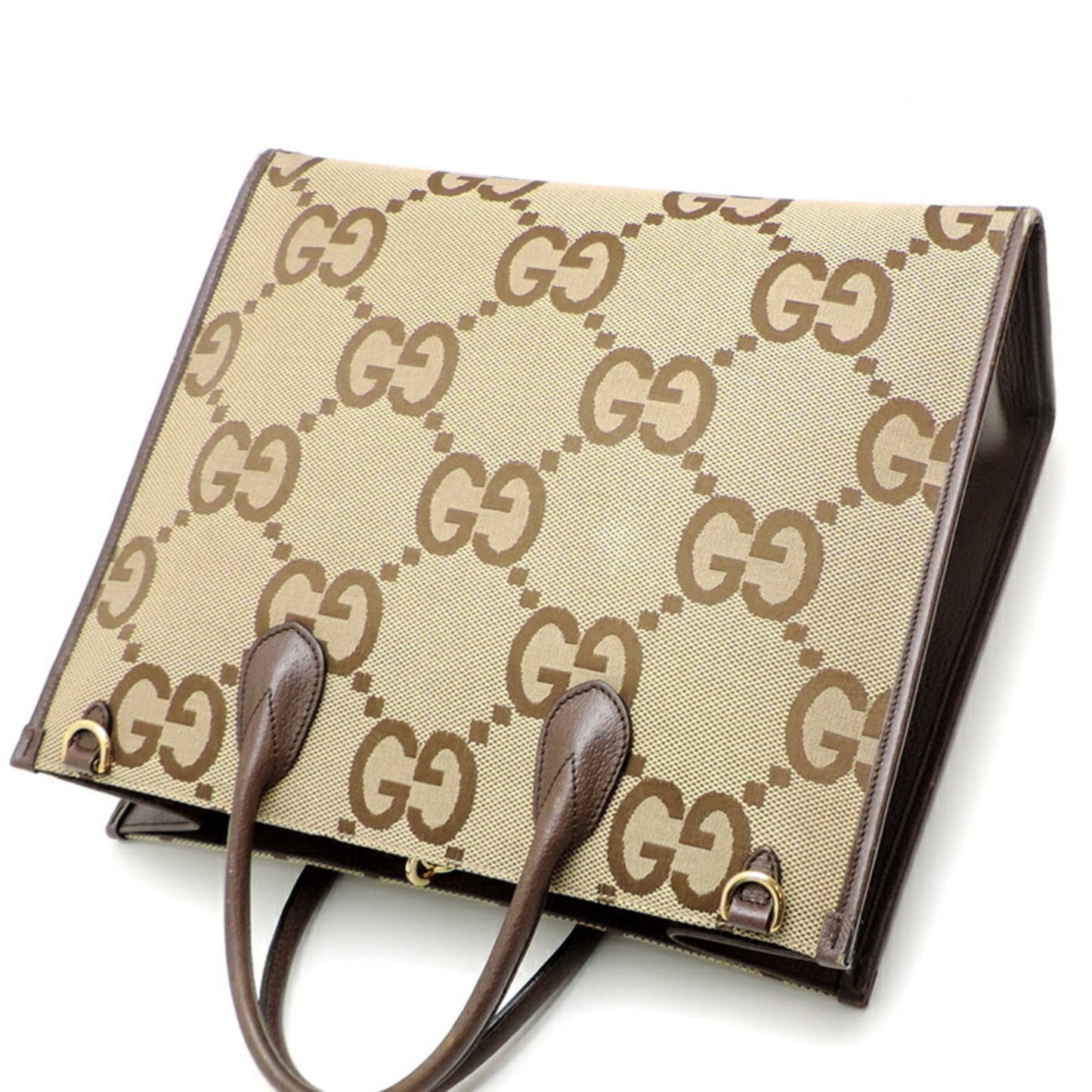 Gucci Beige Leather Tote Bag