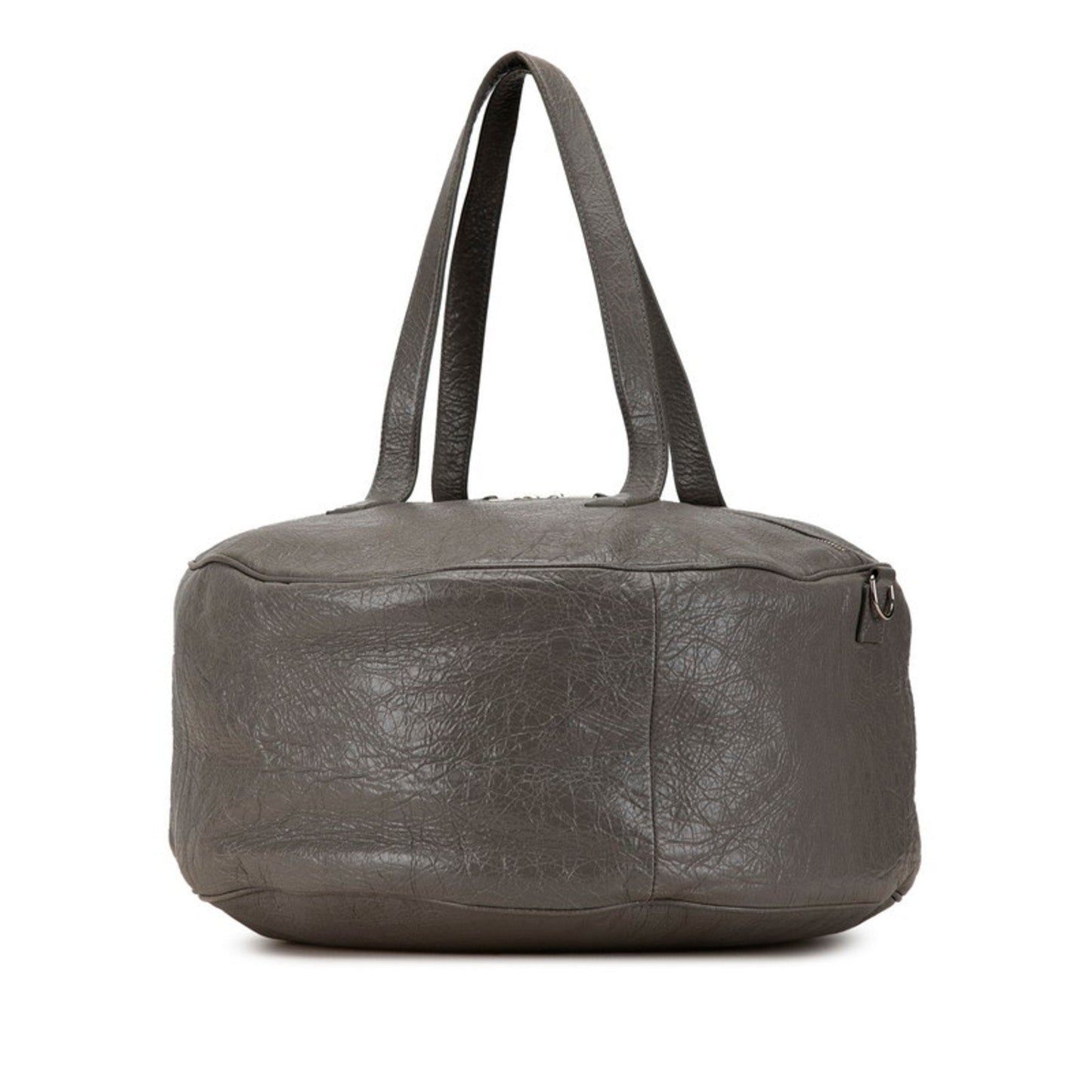Balenciaga Gray Leather Boston Bag Shoulder Bag