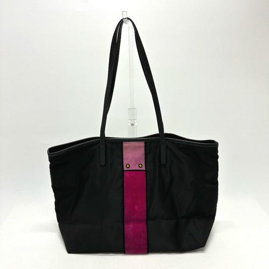 Prada Black Cloth Tote Bag