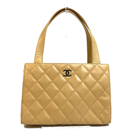 Chanel Beige Leather Handbag