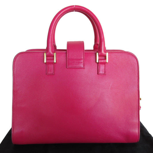 Saint Laurent Pink Leather Handbag Shoulder Bag