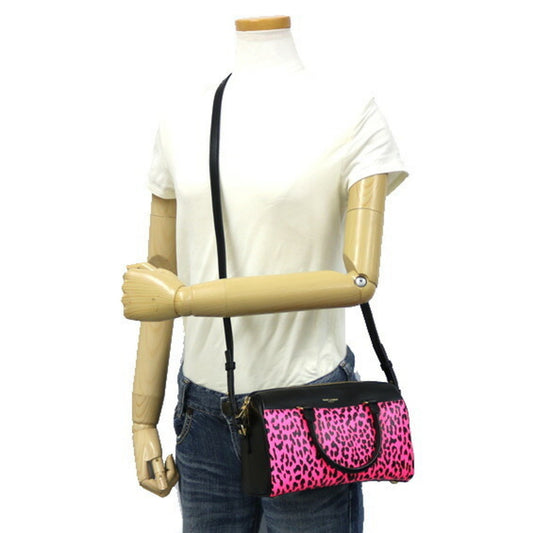 Yves Saint Laurent Black Pink Shoulder Bag