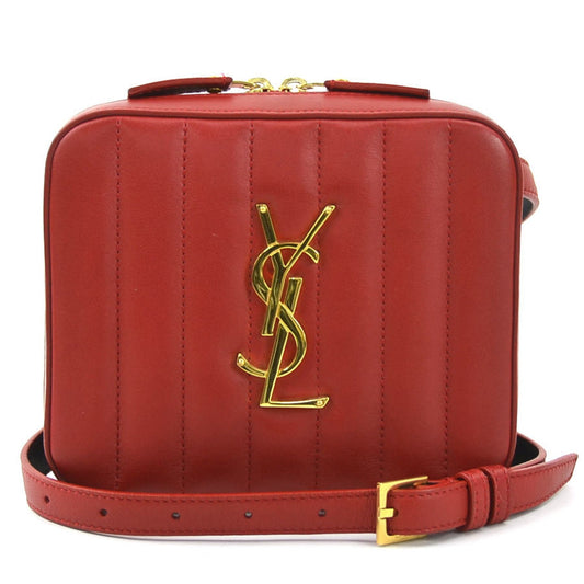 Saint Laurent Red Color Leather Fanny Pack