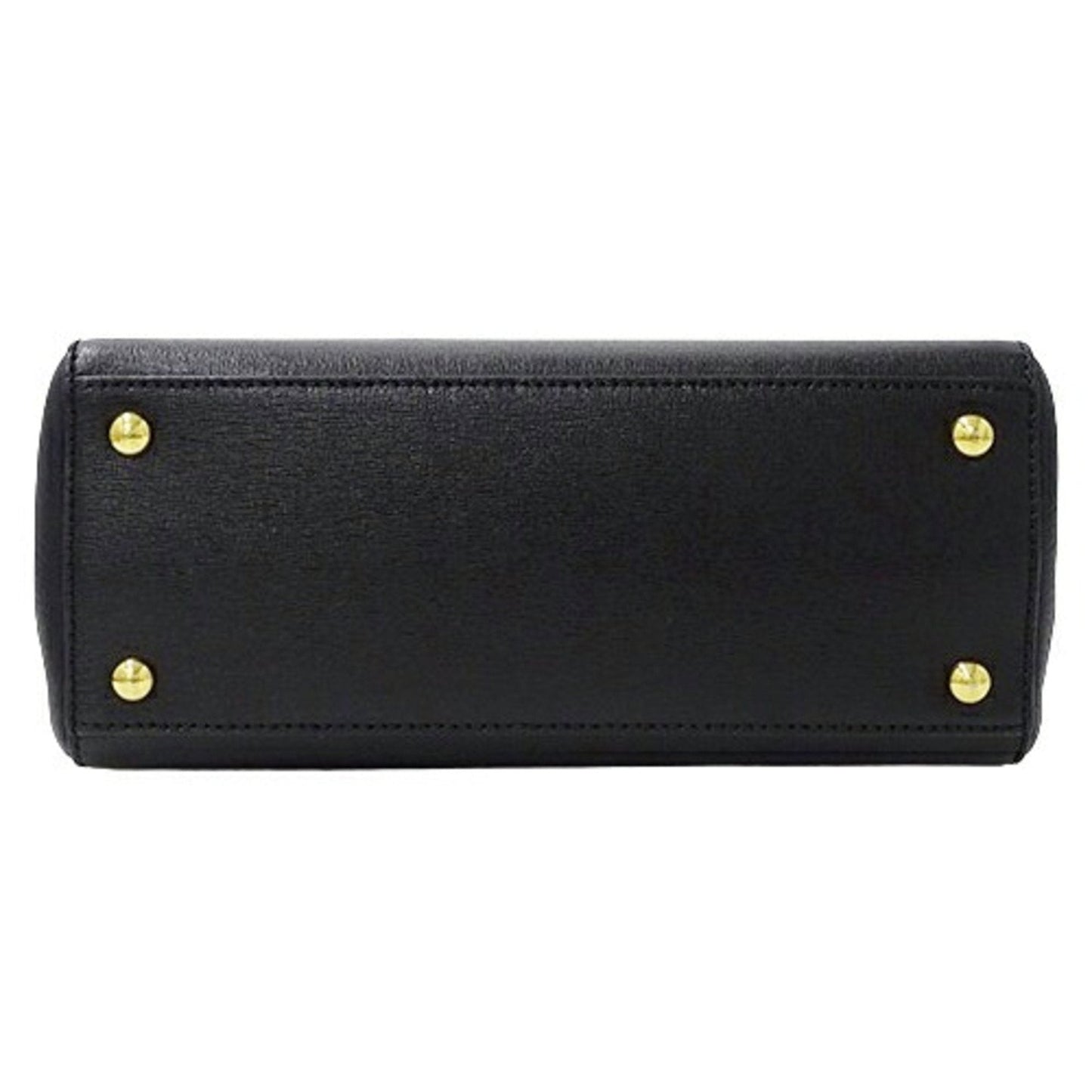 Fendi 2Jours Black Leather Handbag Shoulder Bag