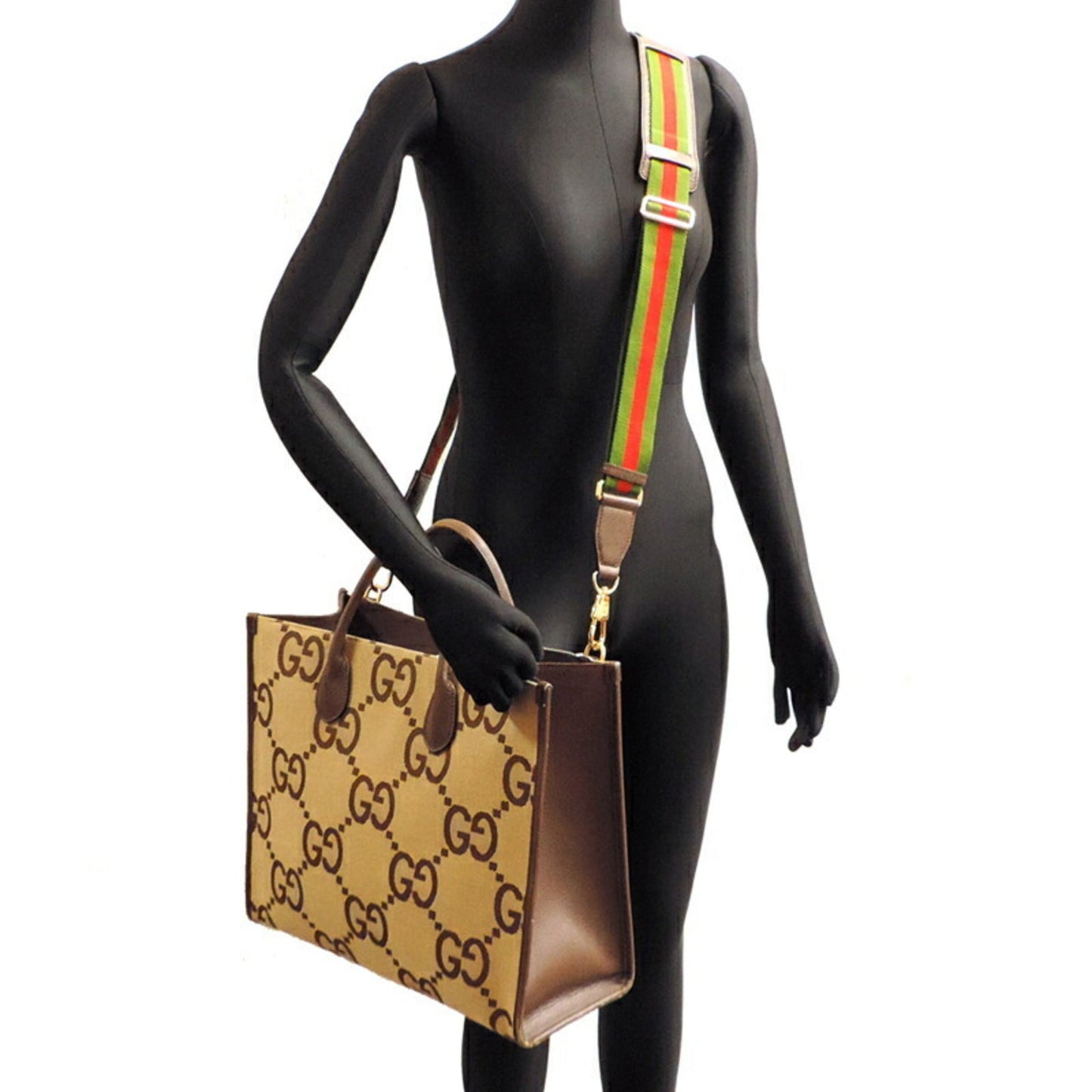 Gucci Beige Leather Tote Bag