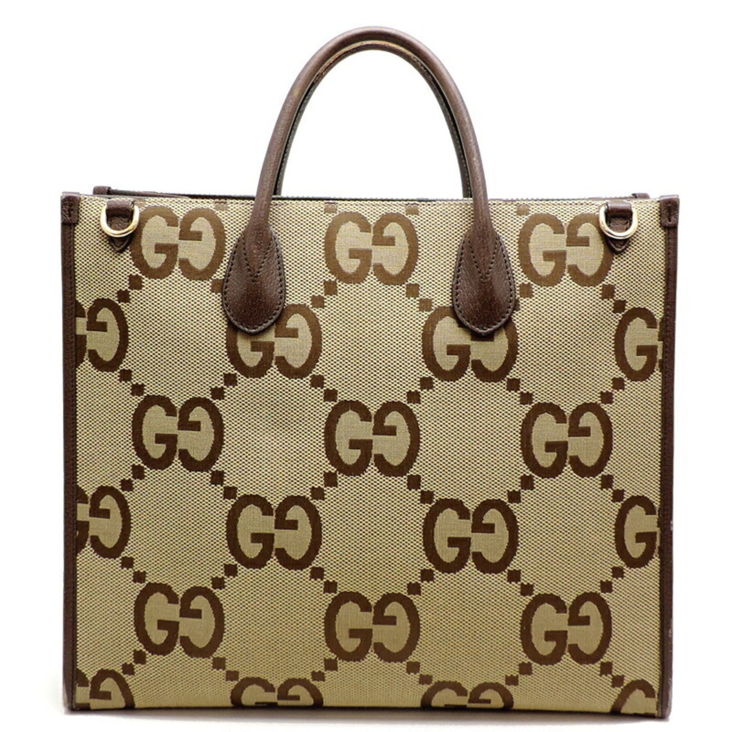 Gucci Beige Leather Tote Bag