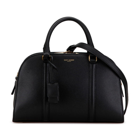 Saint Laurent Black Leather Handbag Shoulder Bag