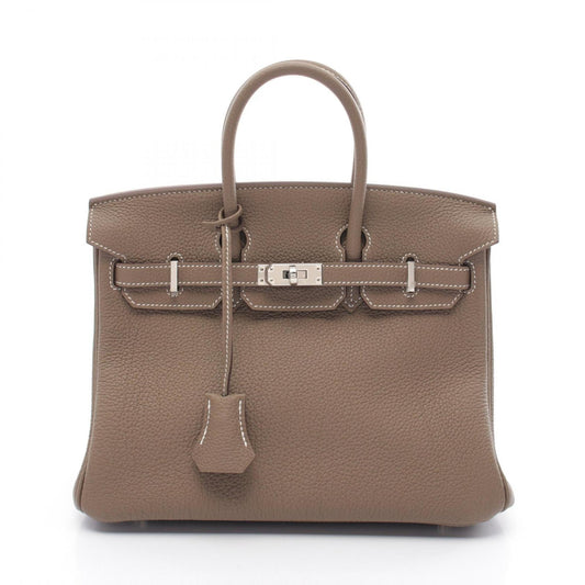 Hermes Birkin Beige Etoupe Gray Togo Leather Handbag