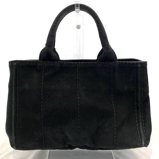 Prada Black Denim Handbag Shoulder Bag