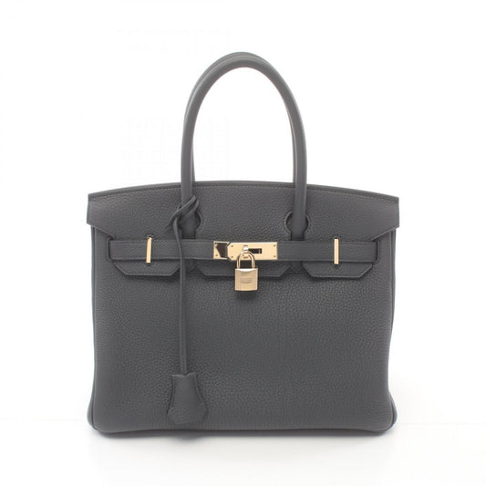 Hermes Birkin Gray Togo Leather Handbag