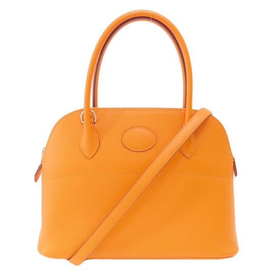 Hermes Apricot Orange Epsom Leather Handbag