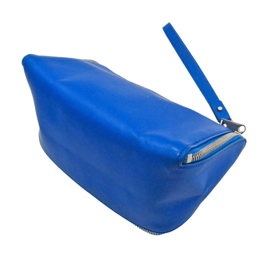 Bottega Veneta Blue Leather Clutch Bag