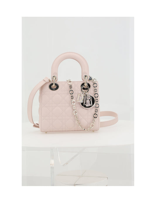 Dior Women Lady Dior S With Chain Bag