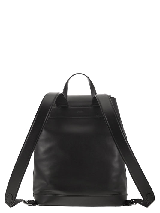Tod's Men T Timeless Medium Leather Backpack